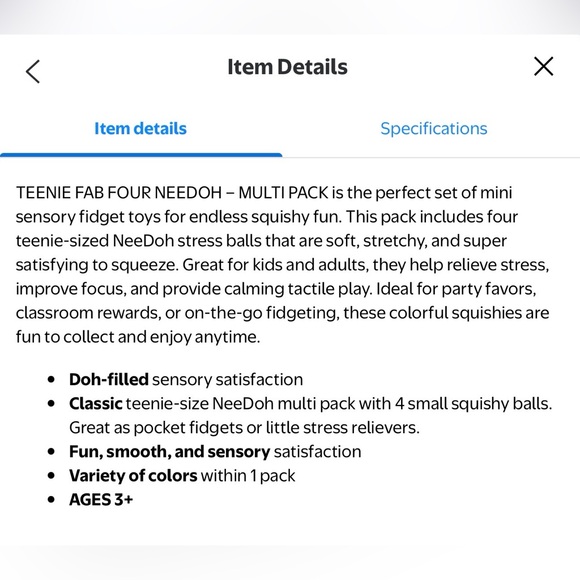 🔥LAST ONE! Needoh Fab Four 4 Teenie Packs- glow, color change, ripple, swirl - Picture 7 of 8